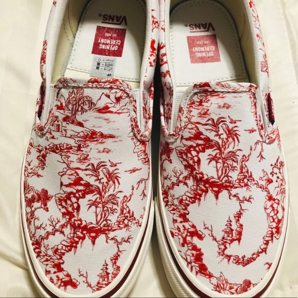 Vans slip on red Marshmallow - Picture 5 of 8